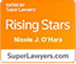 Rated By Super Lawyer Rising Stars Nicole J O`Hara SuperLawyers.com
